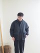 画像: Still By Hand(スティルバイハンド) ラムウールメルトンショートブルゾン チャコール