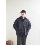 画像: Still By Hand(スティルバイハンド) モンスターパーカーライクブルゾン ブラック