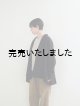 画像: ASEEDONCLOUD(アシードンクラウド) Cable big cardigan ブラック