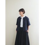 画像: ASEEDONCLOUD(アシードンクラウド) Bird’s ditty vest ネイビー(Embroidery linen)