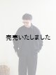 画像: alvana(アルヴァナ) WOOL MILLING SHIRTS インクブラック