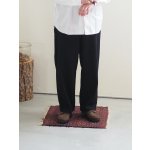 画像: Still By Hand(スティルバイハンド) 12oz ワンタックデニムペインターパンツ ブラック