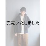 画像: 【再入荷】Still By Hand(スティルバイハンド) ジップパーカー ブラックネイビー