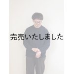 画像: Still By Hand(スティルバイハンド) ドライコットンロングスリーブTシャツ ブラックネイビー