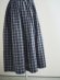 画像14: DUI JUJUDHAU(デュイ ズーズーダウ)GATHER SKIRT BLACK CHECK(COTTON LINEN)