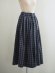 画像9: DUI JUJUDHAU(デュイ ズーズーダウ)GATHER SKIRT BLACK CHECK(COTTON LINEN)