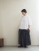 画像18: DUI JUJUDHAU(デュイ ズーズーダウ)GATHER SKIRT BLACK CHECK(COTTON LINEN)