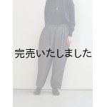 画像: DUI JUJUDHAU(デュイ ズーズーダウ) TUCK PANTS LINEN NEP BLACK