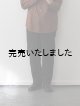 画像: ENDS and MEANS(エンズアンドミーンズ) Standard Grandpa 2tac Trousers-ブラウンヘリンボーンダブルフェイスウール