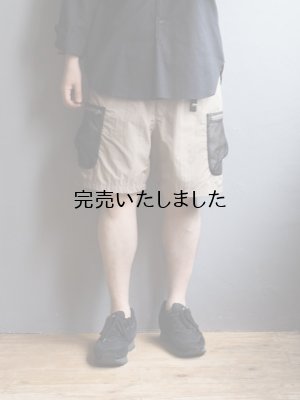 画像1: ENDS and MEANS(エンズアンドミーンズ) Utility Shorts ベージュ