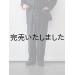 画像: ENDS and MEANS(エンズアンドミーンズ) Grandpa 2tuck Trousers チャコールウール