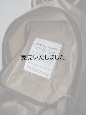 ENDS and MEANS(エンズアンドミーンズ) Packable Backpack-パッカブル