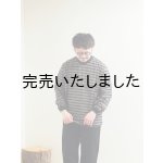 画像: ENDS and MEANS(エンズアンドミーンズ) Horizontal Stripe L/S Tee ブラックストライプ