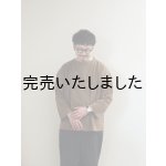 画像: Gicipi(ジチピ) CANOCCHIA-クルーネックリラックスフィット9分丈カットソー(メンズ)-ブラウン