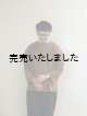 画像: Gicipi(ジチピ) CANOCCHIA-クルーネックリラックスフィット9分丈カットソー(メンズ)-ブラウン
