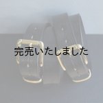 画像: HERALDIC BELTS-BRIDLE LEATHER 5/4inch BELT-ブライドルレザーベルト(太幅)ブラック