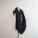 画像3: HONNETE(オネット) WOOL LINEN WASHED TWILL WIDE STOLE-black-