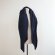 画像2: HONNETE(オネット) WOOL LINEN WASHED TWILL WIDE STOLE-black×navy check-