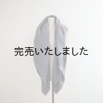 画像: HONNETE(オネット) WOOL LINEN WASHED TWILL WIDE STOLE-top gray-