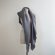 画像2: HONNETE(オネット) WOOL LINEN WASHED TWILL WIDE STOLE-top gray-