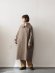 画像21: HONNETE(オネット) New Round Collar Coat-ラウンドカラーコート-glen check