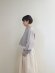 画像2: HONNETE(オネット) OVERSIZED TUCK SLEEVE SHIRTS HIGHCOUNT CRUSHED COTTON-グレージュ