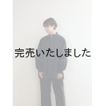 画像: HONNETE(オネット) OVERSIZED TUCK SLEEVE SHIRTS HIGHCOUNT CRUSHED COTTON-ブラック