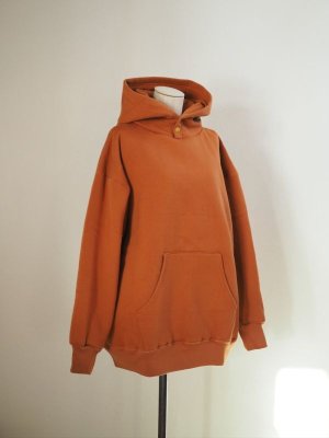 画像1: Indian Hill Knitting Service(インディアンヒルニッティングサービス) Double-Face Snap Hoodie ブリック