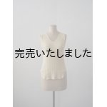 画像: JöICEADDED（ジョイスアディッド） Picot hem Tank Top-コットンカシミヤタンクトップ-イエロー