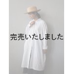 画像: jujudhai(ズーズーダウ) SHIRTS DRESS-シャツドレス-カディホワイト