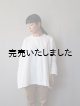 画像: jujudhau(ズーズーダウ) SMALL NECK SHIRTS-スモールネックシャツ-カディホワイト