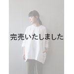 画像: jujudhau(ズーズーダウ) SMALL NECK SHIRTS L/C WHITE