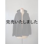 画像: jujudhau(ズーズーダウ) EASY PARKA-イージーパーカ- SWEAT BLACK(裏起毛)