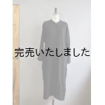 画像: jujudau(ズーズーダウ) LONG SHIRTS DRESS-ロングシャツドレス- LINEN WOOL H.B.