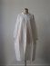 画像1: jujudhau(ズーズーダウ) SHIRTS DRESS-シャツドレス-リネンコットンホワイト