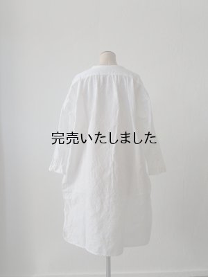 jujudhau(ズーズーダウ) SHIRTS TUNIC-シャツチュニック-リネン