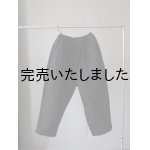 画像: jujudhau(ズーズーダウ) TUCK PANTS-タックパンツ- キャンバスブラック