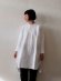 画像1: jujudhau(ズーズーダウ) SHIRTS TUNIC-シャツチュニック-リネンコットンホワイト