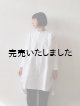 画像: jujudhau(ズーズーダウ) SHIRTS TUNIC-シャツチュニック-リネンコットンホワイト