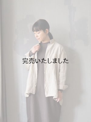 画像1: jujudhau(ズーズーダウ) ORDINARY SHIRTS-オーディナリーシャツ- リネン ナチュラル