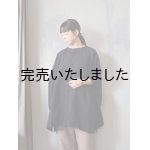 画像: jujudhau(ズーズーダウ) RECTANGLE TUNIC-レクタングルチュニック- リネンコットンブラック