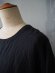 画像9: jujudhau(ズーズーダウ) SMALL NECK SHIRTS-スモールネックシャツ- リネンコットンブラック