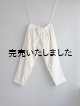 画像: jujudhau(ズーズーダウ) TUCK PANTS-タックパンツ-キャンバス ナチュラル