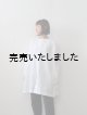 画像: 【再入荷】jujudhau(ズーズーダウ) RECTANGLE TUNIC LINEN COTTON WHITE