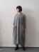 画像1: jujudhau(ズーズーダウ) BOX LONG DRESS シャンブレー