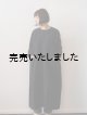 画像: jujudhau(ズーズーダウ) BOX LONG DRESS-ボックスロングドレス-リネンコットンブラック