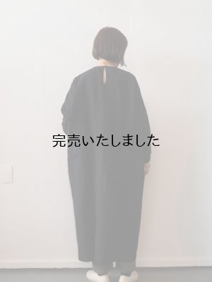 jujudhau(ズーズーダウ) BOX LONG DRESS-ボックスロングドレス-リネン