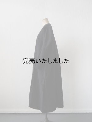 jujudhau(ズーズーダウ) BOX LONG DRESS-ボックスロングドレス-リネン