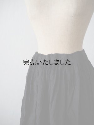 jujudhau(ズーズーダウ) GATHER SKIRT-ギャザースカート-リネン