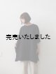 画像: jujudhau(ズーズーダウ) RECTANGLE TUNIC-レクタングルチュニック-リネンコットンブラック